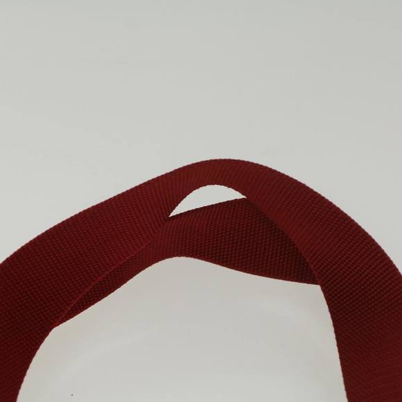 PRADA Sports Tote Bag Nylon Silver Red Auth bs9019 - Picture 14 of 16